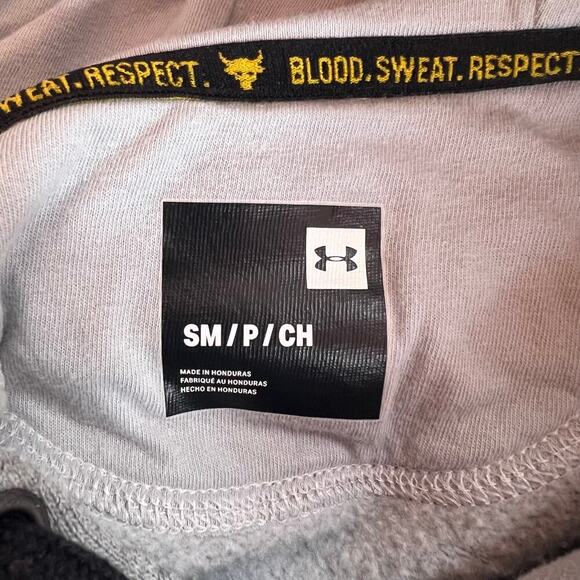 UNDER ARMOUR Project Rock Warm Up Hoodie Men's Sz. Small - Picture 14 of 14